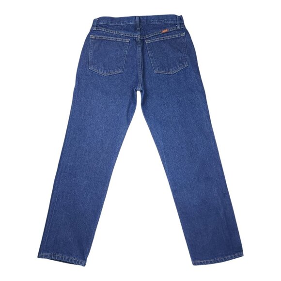 Rustler Mens 33 X 30 Straight Leg Jeans 100% Cotton Heavyweight Blue Denim - Picture 3 of 7